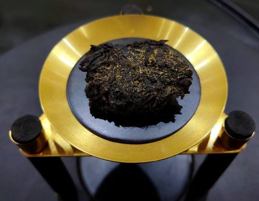 500g 압축된 차 상자 포장 핫?? 시 공식 유기농 발효 클래식 벽돌 차 전문 건강 음료
