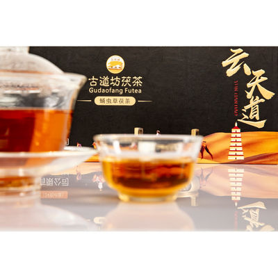 맞춤형 암흑 차 맑은 중국 전통 압축 된 Jingyang Futea 5-10 년 0.144kg