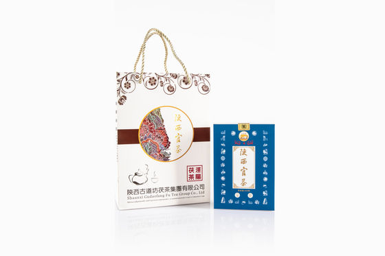 ?? 시 공식 차 FUTEA 1000g 압축 차 벽돌 전통 양조 방법