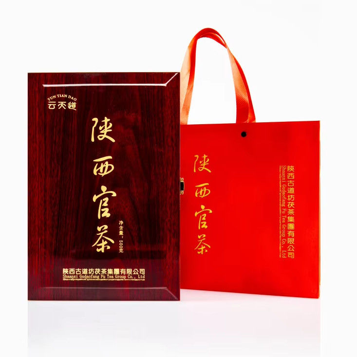 중국 공식 차 선물 500g 체중 감량 및 지방 감축 차 건강 블랙 차 선물 상자 장기 유효기간