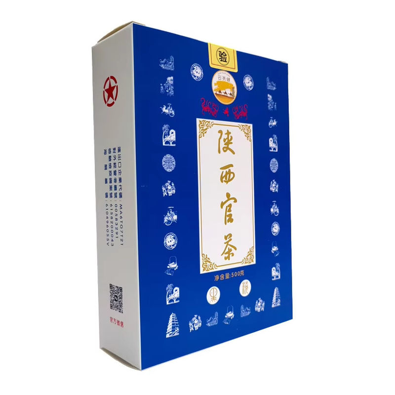 500g 상자 팩 건강 가늘게 만드는 차 벽돌 컨텐츠 차 1급 평면 배 차 건강 가늘게 만드는 차